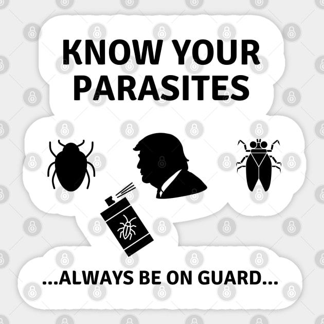 know your parasites - Luna Tick - Parasites meme Sticker by OrionBlue